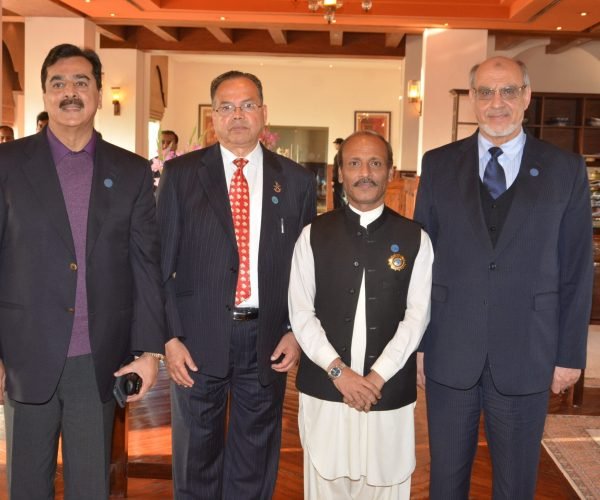 IHRC Chief along with the Former Prime Minister of Pakistan, Nepal and Tunisia during the 1st WYSP 2016